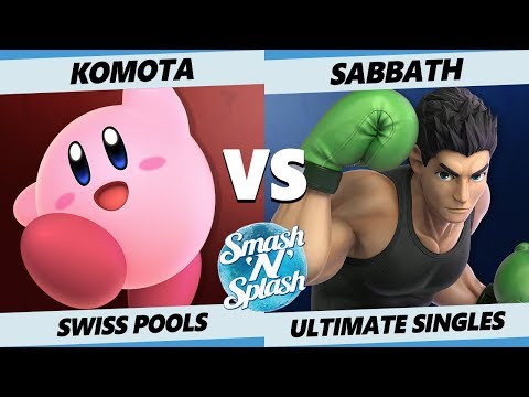 SNS5 SSBU - Komota (Kirby) Vs. Sabbath (Little Mac) Smash Ultimate Tournament Pools