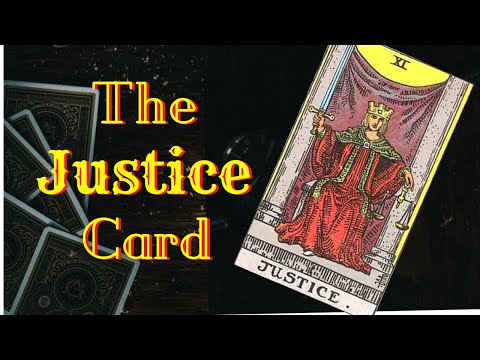 Justice Card Tarot Meaning✨5 Minutes  Symbols, Key Words, Astrology✨ Learn Tarot Card Reading