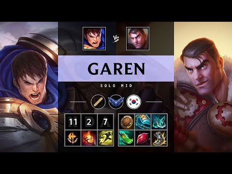 Garen Mid vs Jayce - KR Diamond Patch 25.S1.3