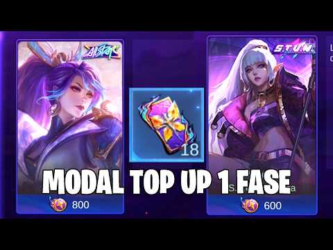 CUMA MODAL TOP UP 1 FASE BISA DAPAT 600 & 800 CREST TANPA TIPS HEMAT - MOBILE LEGENDS