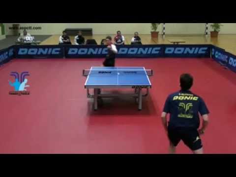 Adrien Mattenet vs Robert Gardos[French League 2011/2012]