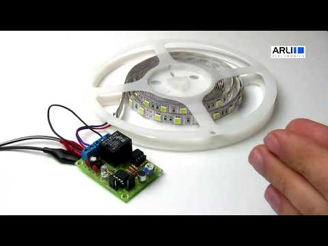 AR145 Włącznik dźwiękowy na podwójne klaśnięcie, klaskacz - lampka