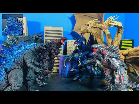 Godzilla Earth vs Godzillas  EPIC BATTLE! (PANDY Special for 700K