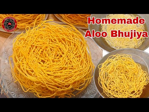 Homemade Aloo Bhujiya/Bajar Se Behtar Chatpate Aloo Bhujiya/Easy Holi Recipe/Crispy Aloo Bhujiya