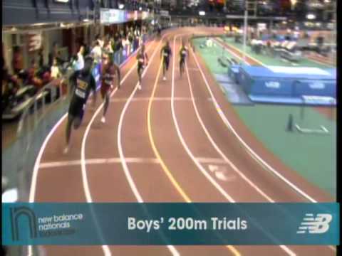 Boys 200m Prelim Heat 6 - New Balance Indoor Nationals 2011