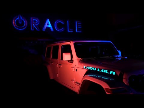 ORACLE Lighting Illuminated Decals For The Jeep JL/JK/JT Hood Installation Guide