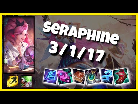 Seraphine vs Yuumi OCE Challenger SUPPORT (3/1/17) - v11.3