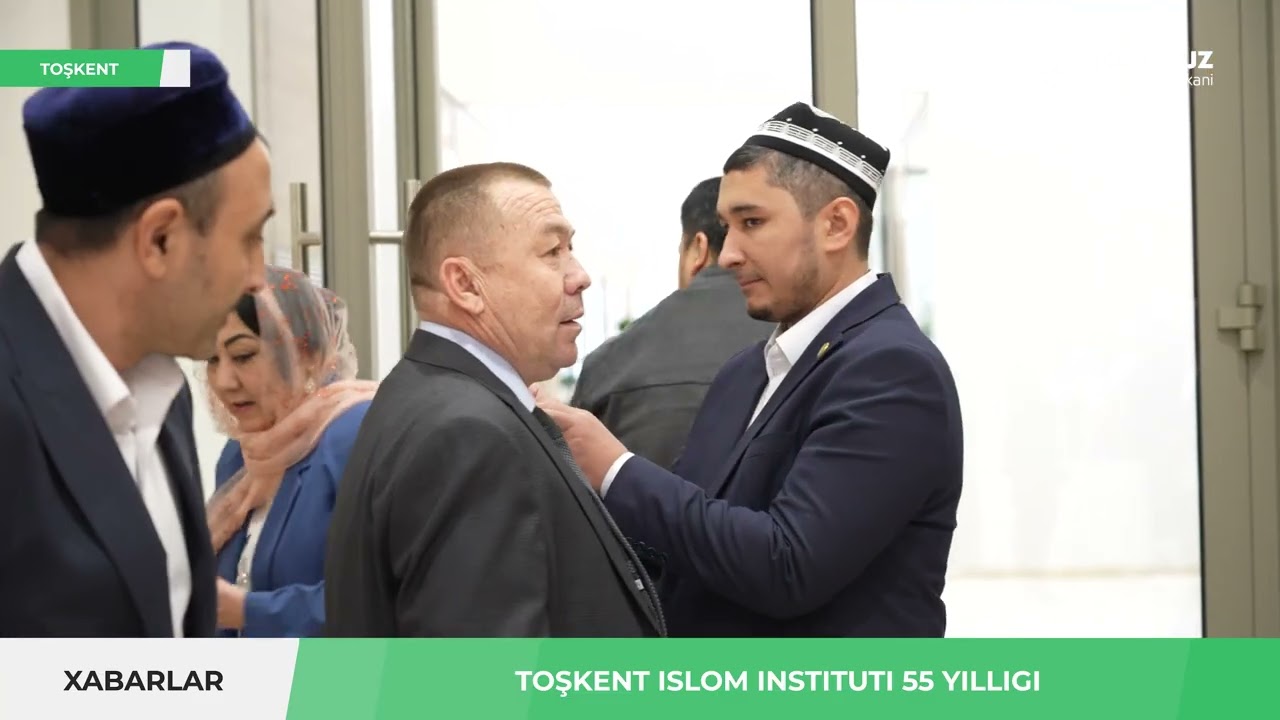 Imom Buxoriy nomidagi Toşkent islom institutining 55 yilligiga bağişlangan tadbiridan videolavha