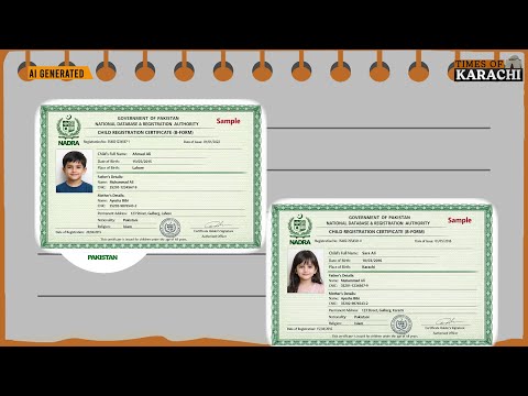 NADRA’s New Child B-Form Made Mandatory | Features, Purpose & How to Apply