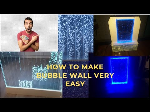 How to Make a Bubble Wall - Tutoriel /.. Comment faire un Mur de Bulles ...كيف تصنع جدار الفقاعات