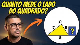 Qual o lado do quadrado? Veja o segredo desse desafio de geometria!
