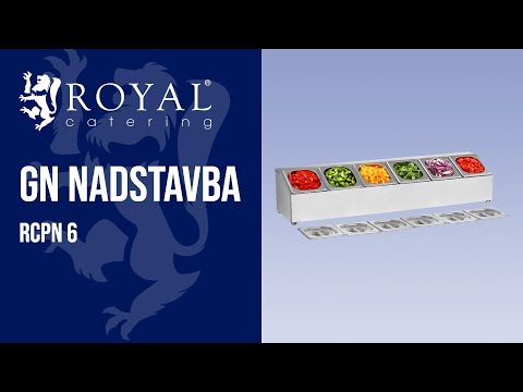 Video - GN nadstavba - vrátane 6 GN nádob 1/6 s vekom