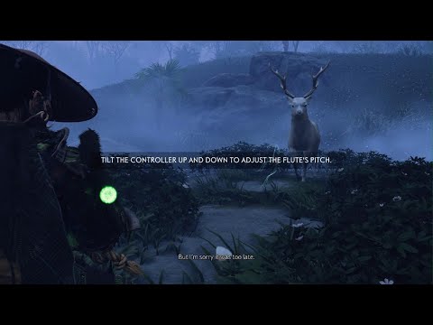 Jin Plays The Theme Song On His Flute | Ghost of Tsushima: Iki Island