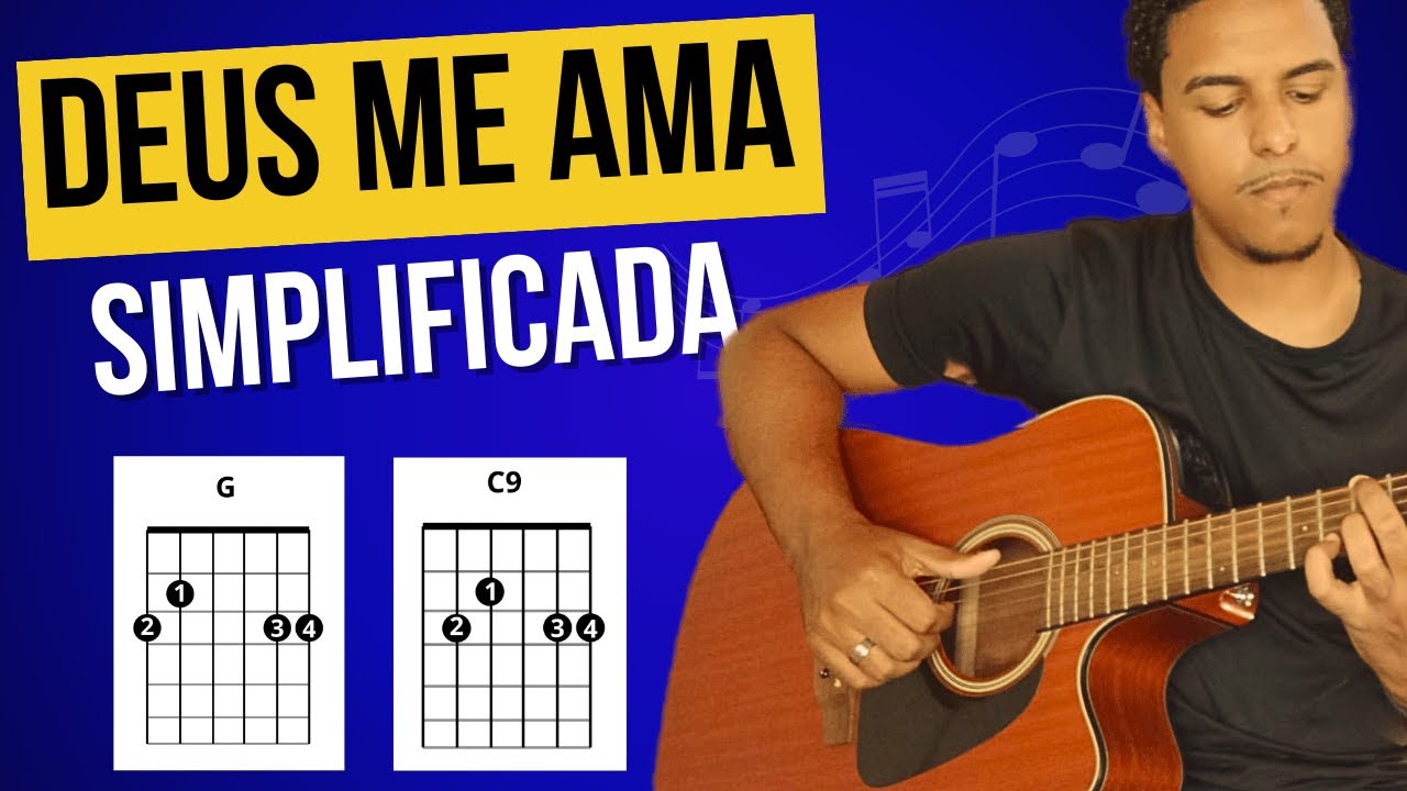 Como tocar DEUS ME AMA - THALLES ROBERTO (aula de violão) + CIFRA SIMPLIFICADA