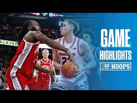 Ohio State vs. Wisconsin | HIGHLIGHTS | Big Ten Men's Basketball | 01/31/26