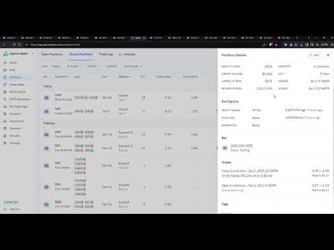 OptionAlpha trading super cool!