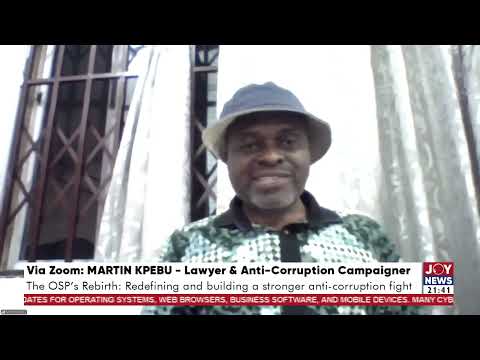 The OSP's rebirth: It is difficult sometimes to separate the office from the occupant - Martin Kpebu