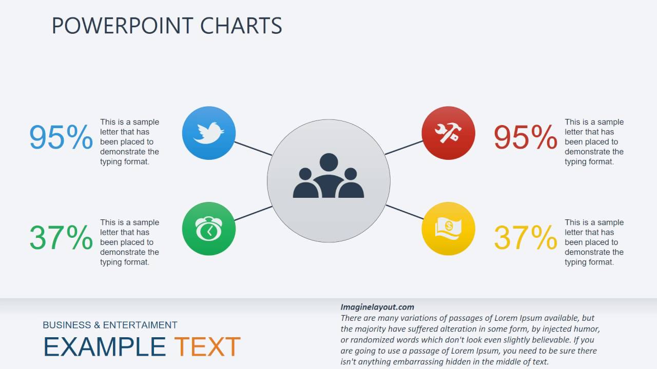 Social Networks PowerPoint charts