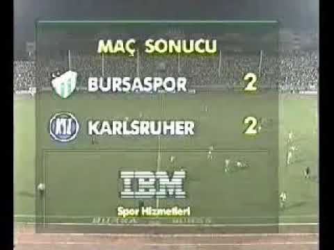 Bursaspor vs Karsluhe Ercüment'in unutulmaz golü