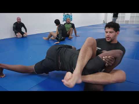Felipe Pena Drills Armbar Finishes With Ronaldo At Atos HQ