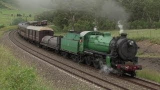 preview picture of video 'NSW Railways & Thirlmere Festival of Steam - March 2008: Australian Trains'