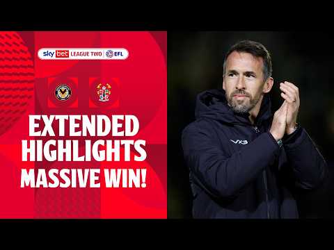 MASSIVE WIN! | Newport County v Tranmere Rovers Extended Highlights