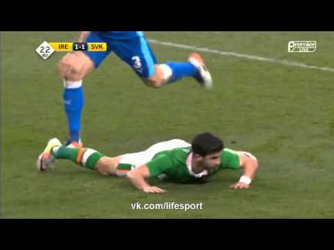 Ireland 2 2 Slovakia   Full Goals and Highlights