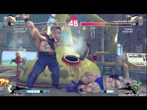 SSF4: VIOLENT RuSKoF [Zangief] VS veggey [Zangief] - 2 Matches