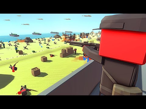 Most Brutal D-DAY BEACH DEFENSE Ever! - Ancient Warfare 3: Battle Simulator