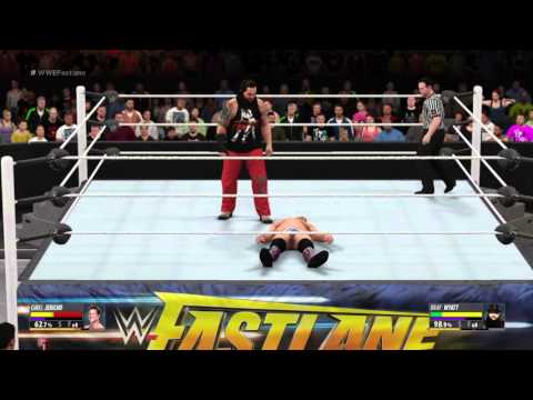WWE 2K16 match demo