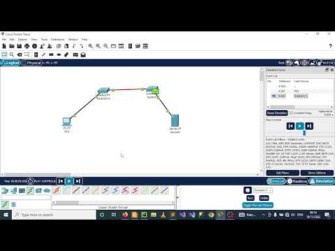 SIMPLE DEMO ON HOW TO MOVE A SIMPLE PDU IN CISCO PACKET TRACER.