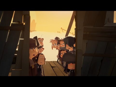 The Naughty List of Klaus, The scene how postman persuade children only good children can get toys