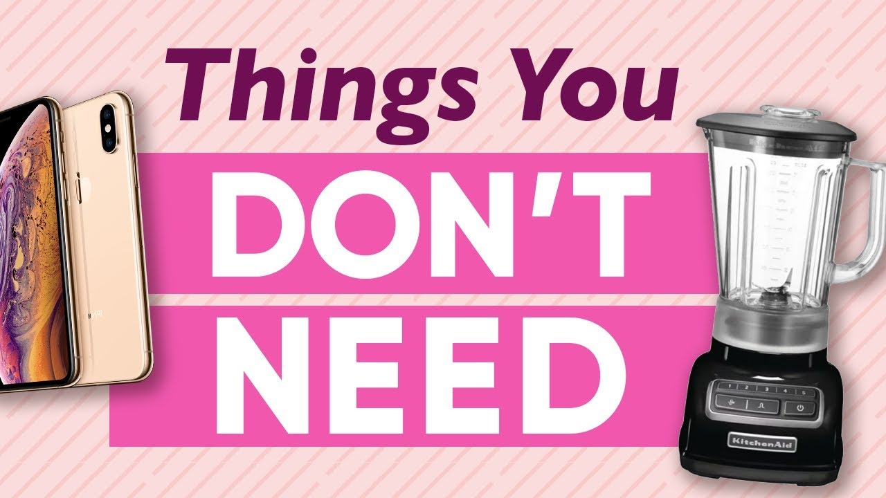 9 Unnecessary Items You Think You Need To Buy | The Financial Diet