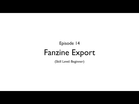 Manga Studio Guide Episode 14: Fanzine Export (EX Exclusive)