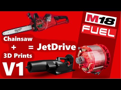 Milwaukee M18 3D Printed JETDRIVE V1