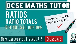 Difficult Ratio Totalling for Paper 1 Non Calculator | Crossover GCSE Maths 14th May 2026 | REVISE9