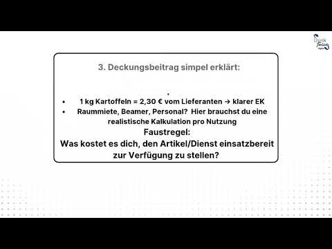 QuickTipp: EK-Preise clever eintragen – damit sich dein Aufwand auch rechnet!