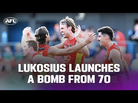 Lukosius LAUNCHES for round three Goal of the Year nomination