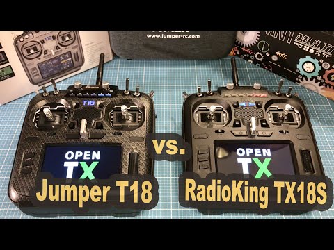 Jumper T18 vs  RadioKing TX18S Sender