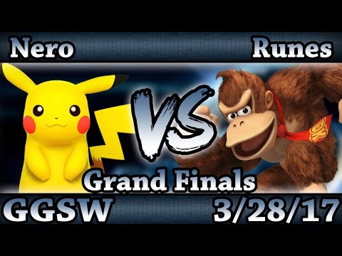 GGSW 26 - Nero (Pikachu) Vs. Runes (Donkey Kong) Smash Wii U Grand Finals - Smash 4
