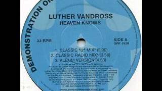 Luther Vandross - Heaven Knows (Classic Radio Mix)