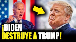 BIDEN ARRASA contra Trump en DISCURSO ÉPICO Revela la VERDAD que NADIE QUIERE DECIR y el Público E