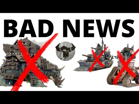 40K Rules Update - The Phase Out Continues! Orks Units Going to Legends from their Forge World Range