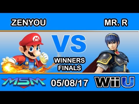 MSM 96 - eM | Zenyou (Mario) Vs. Mr. R (Marth, Sheik) Winners Finals - Smash Wii U