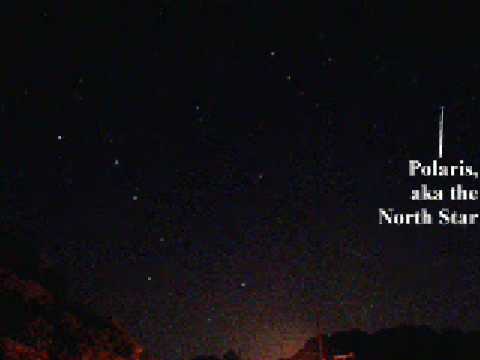 How to find north from the stars