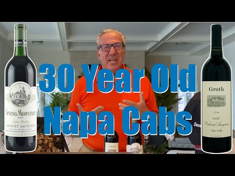 30 Year Old Napa Cabs || Decants with D || Groth and Spring Mountain