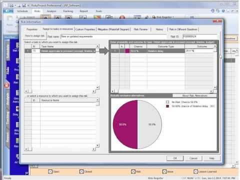 Project Risk Analysis: Assigning risks to your schedule and costs