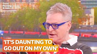 Why won't Erasure singer Andy Bell share stage with bandmate Vince on upcoming tour?