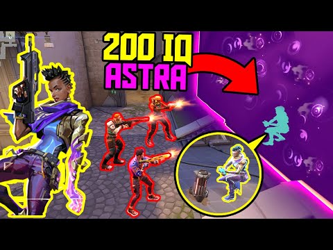 THE POWER OF ASTRA - Best Tricks & 200 IQ Outplays - VALORANT