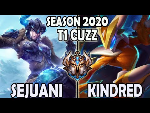 T1 Cuzz SEJUANI vs KINDRED Jungle - Korea Ranked